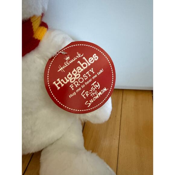 Hallmark Huggables Talking Frosty The Snowman Plush Hug Me 16” NWT - Picture 5 of 9